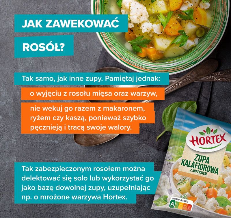 Jak zawekować rosół? - infografika 