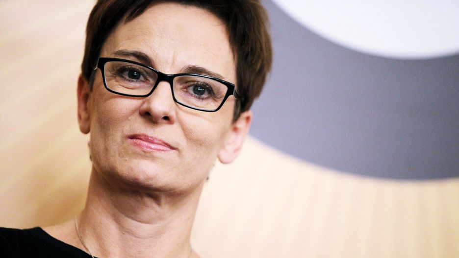 Profesor Inga Iwasiów brała udział w protestach w ramach Strajku Kobiet