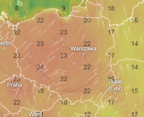 Prognoza na 14 kwietnia