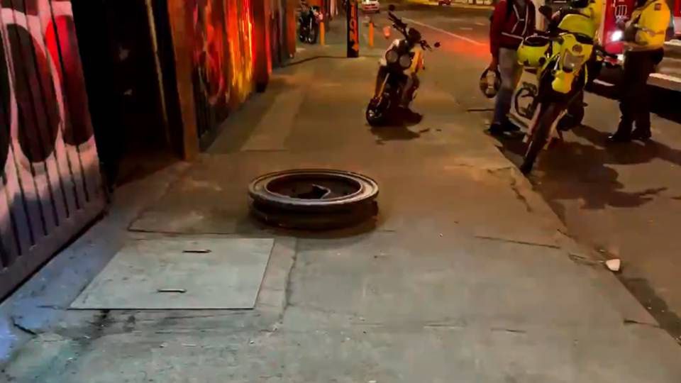 Eksplozja silnika samolotu w Bogocie