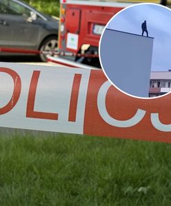 Groził, że skoczy z dachu. W mieszkaniu zwłoki jego babci