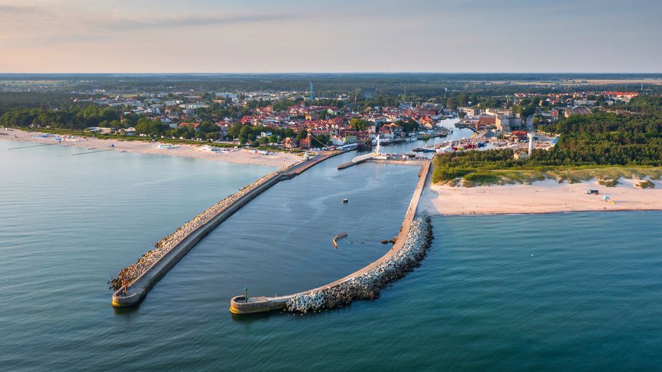 Ustka z lotu ptaka