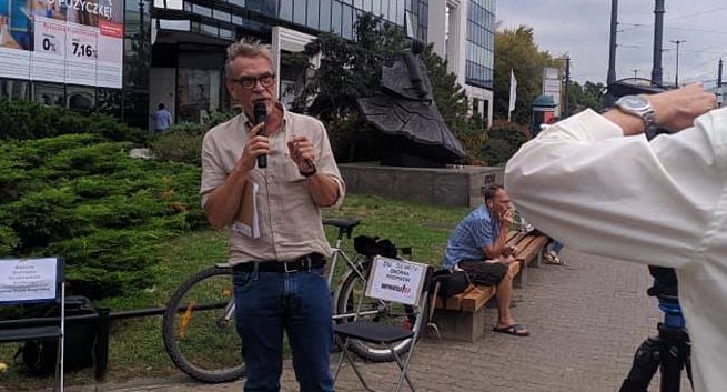 Jacek Żakowski zbierał podpisy dla kandydata Obywateli RP na senatora. „To postawa obywatelska i brak hipokryzji”