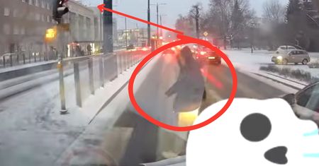 Olsztyn. Zignorował czerwone światło. Jego reakcja przeraża