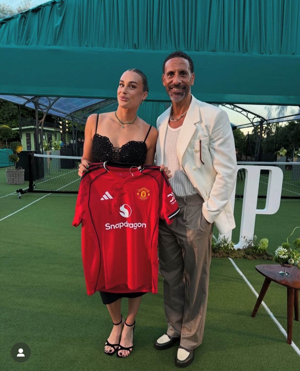Aryna Sabalenka i Rio Ferdinand