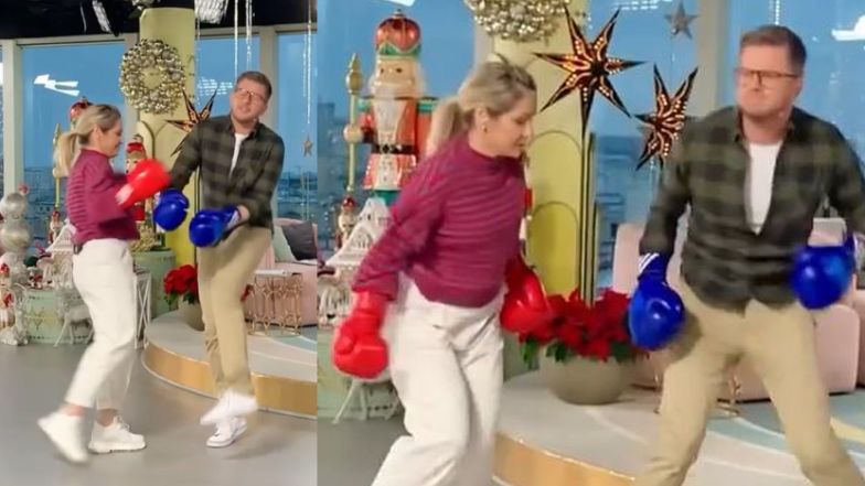 Filip Chajzer i Małgorzata Ohme "biją się" w "Dzień Dobry TVN"