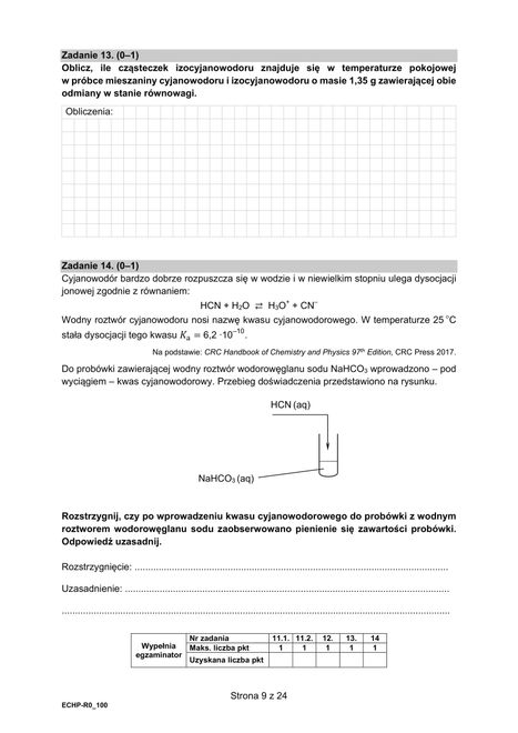 Matura z chemii 2021 - arkusze CKE