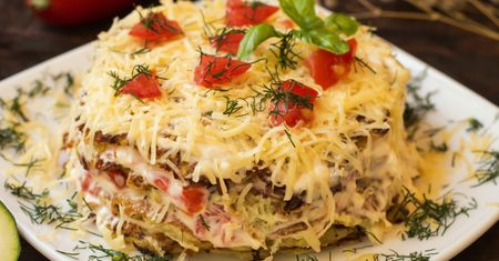 Zapiekankę podaję jak tort. Nawet dzieci zjadły całą porcję warzyw