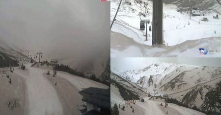 Niecodzienne zjawisko w Pirenejach. Narciarzom... niszczy narty