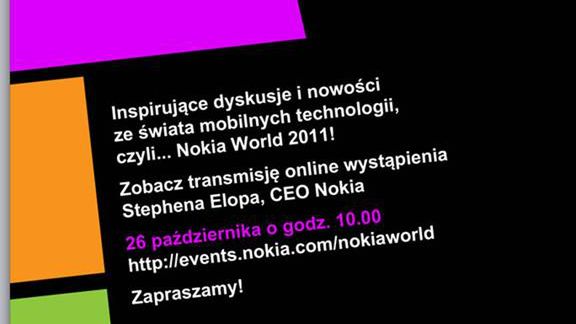Nokia World 2011 na żywo! 1