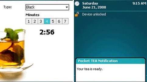 Windows Mobile pomaga zaparzyć herbatę 1