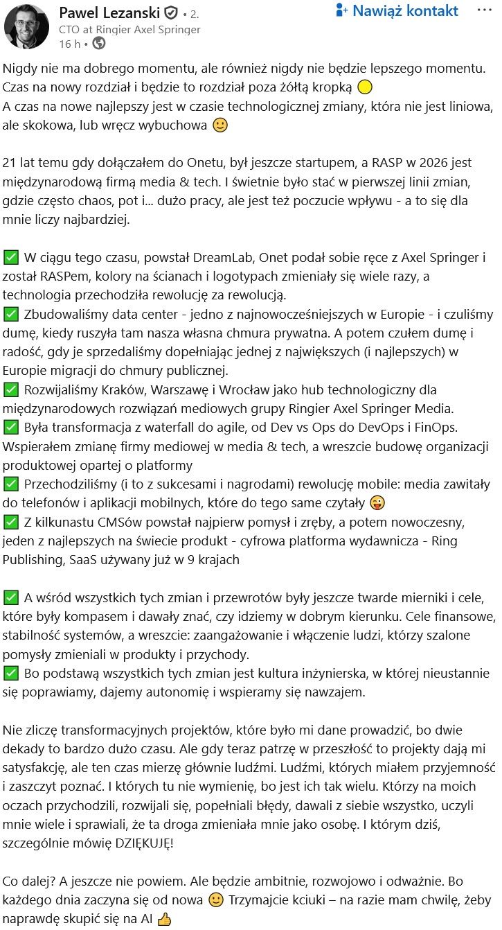 Wpis Pawła Leżańskiego