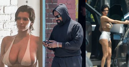 Bianca Censori epatuje wylewającym się z mikrostanika biustem podczas lunchu z Kanye Westem. Przegięła? (ZDJĘCIA)