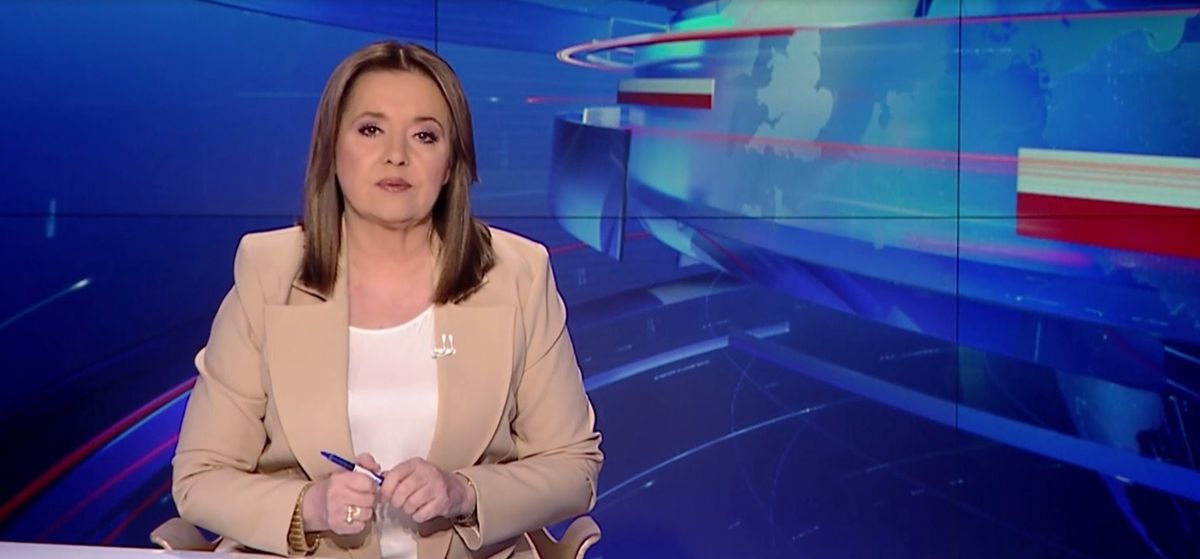 Danuta Holecka jest jedną z głównych twarzy "Wiadomości" TVP1