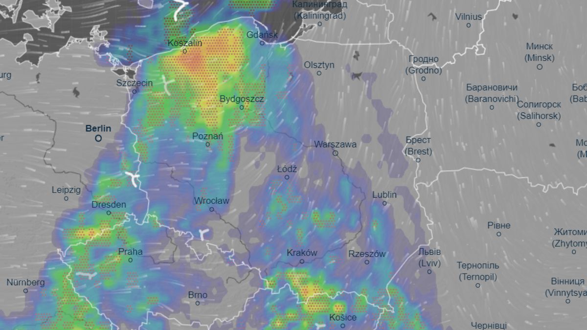 W piątek możliwe są kolejne burze
