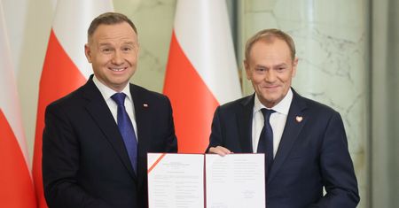 Zaprzysiężenie rządu Tuska. Jedno zdjęcie już jest hitem