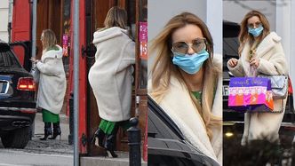 "Markowa" Izabela Janachowska wysiada z bentleya i pędzi po słodkości do cukierni Magdy Gessler (ZDJĘCIA)