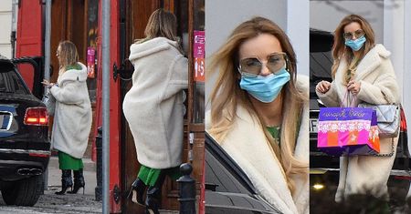 "Markowa" Izabela Janachowska wysiada z bentleya i pędzi po słodkości do cukierni Magdy Gessler (ZDJĘCIA)