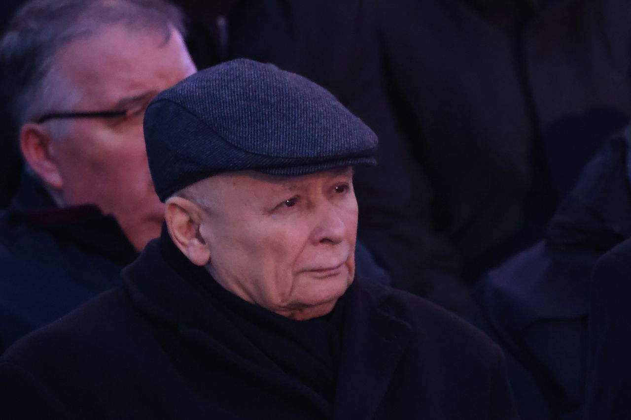 Jarosław Kaczyński. (Photo by Jakub Porzycki/NurPhoto via Getty Images)