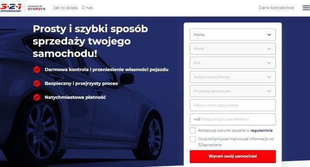 Startuje 321sprzedane.pl, nowy serwis handlu używanymi autami ze wsparciem Grupy OLX. „Na początek w Warszawie”