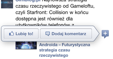 Odświeżone przyciski w Facebooku dla iPhone'a