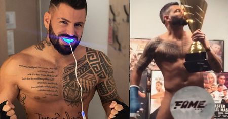 Zadowolony z wygranej walki NAGI Wojtek Gola prezentuje TANIEC ZWYCIĘSTWA!