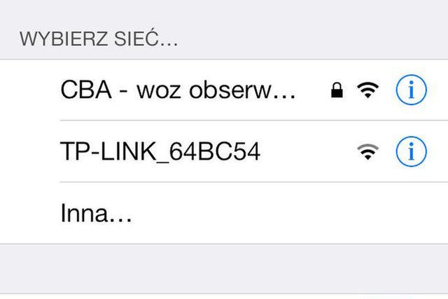 "CBA - wóz obserwacyjny". Nazwa Wi-Fi w aucie zdradziła tajniaków? 2