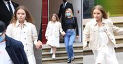9-letnia Harper Beckham towarzyszy świeżo zaręczonemu Brooklynowi i jego ukochanej na luksusowych zakupach (ZDJĘCIA)