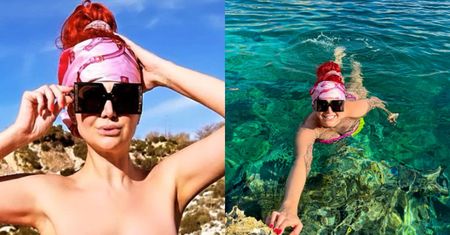 Maja Rutkowski wdzięczy się W BIKINI na greckich skałach (ZDJĘCIA)