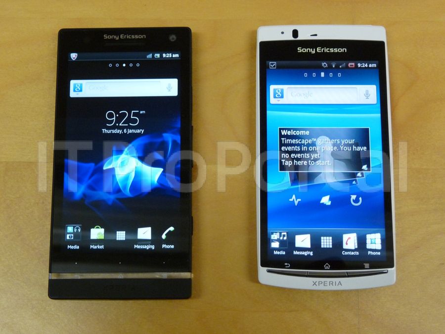 Xperia arc HD vs Xperia arc S (fot. ITProPortal.com)