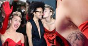 Miley Cyrus w wieczorowej sukni Z WŁOSAMI POD PACHAMI... (ZDJĘCIA)