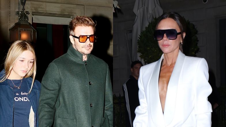 Rodzina Beckhamów w Paryżu 