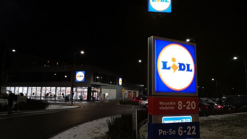 Lidl przy al. Solidarności w Lublinie