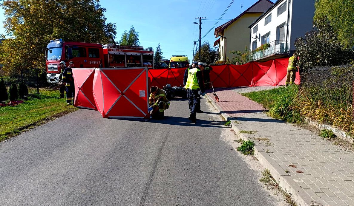 Śmiertelny wypadek. 47-latek zginął na miejscu