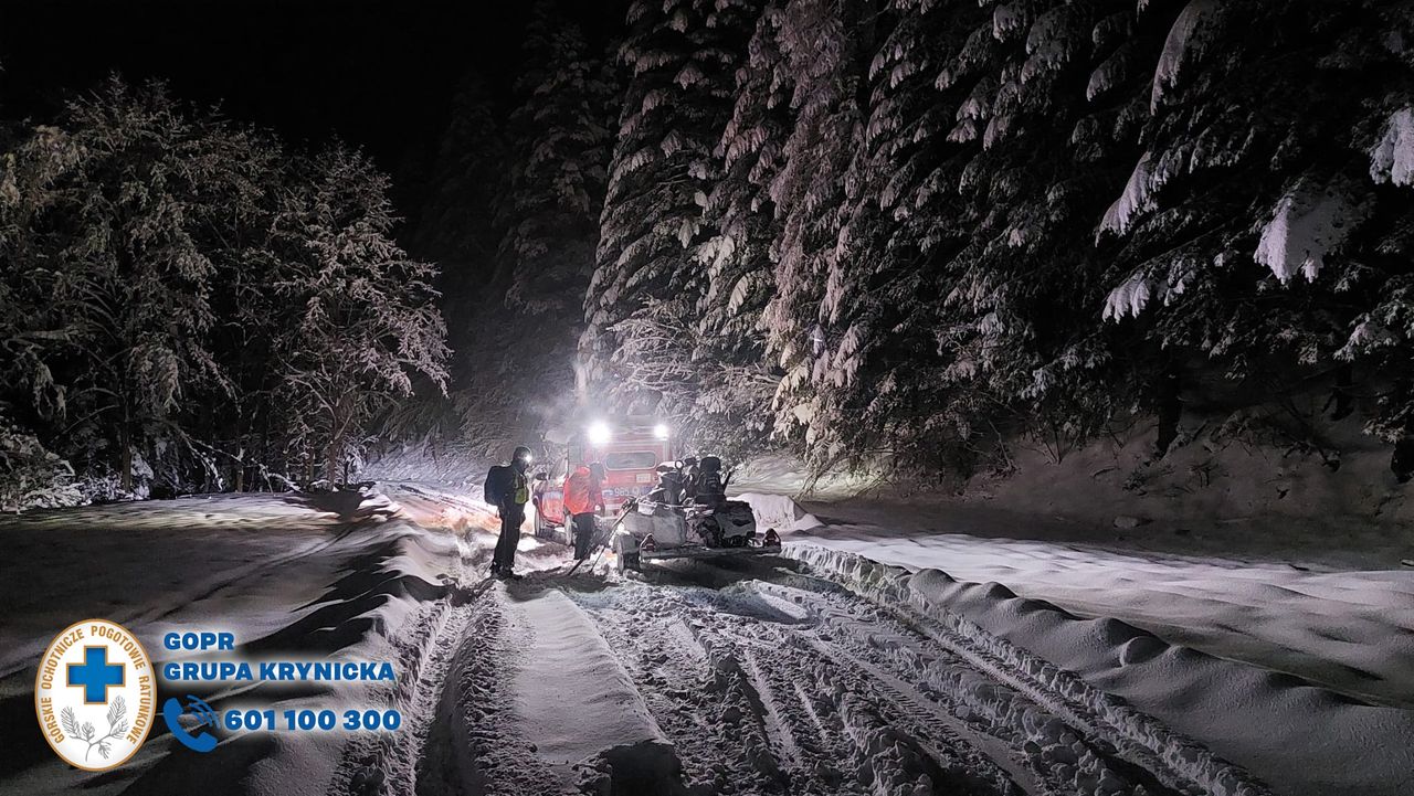 Nocna akcja GOPR. Trwała ponad 7 godzin