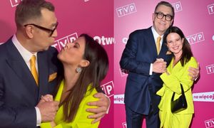 Maciej Orłoś migdali się z Pauliną Koziejowską na ramówce TVP. Słodko? (WIDEO)
