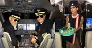 George Clooney i Cindy Crawford przebrali się na Halloween za... pilota i stewardessę!