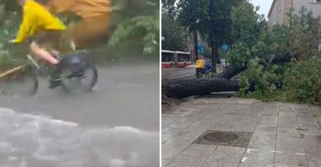 Woda po kolana, zalane auta i brak prądu. Kolejne miasto po ulewie