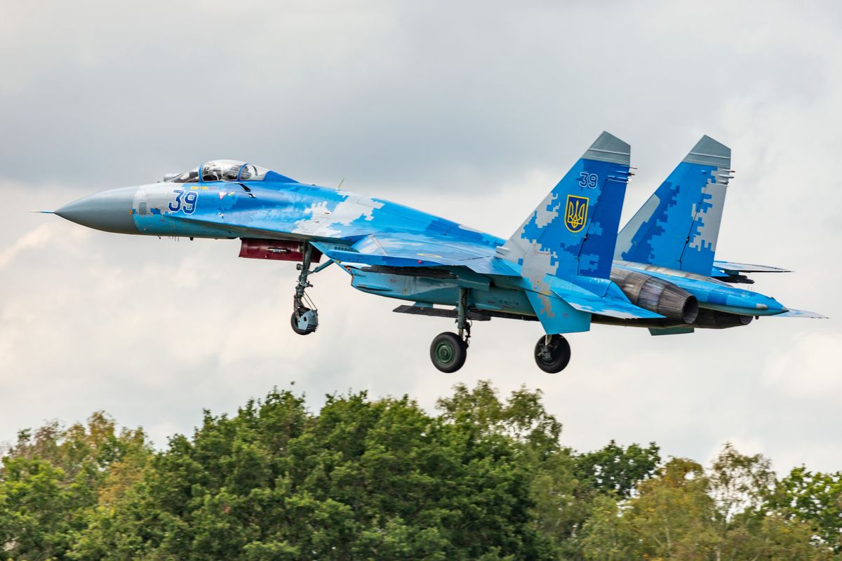 Su-27 Sił Powietrznych Ukrainy 