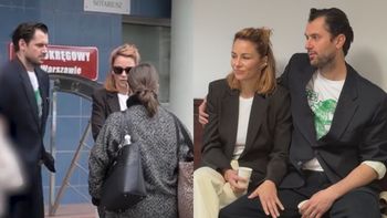 Katarzyna Wajda stawiła się na rozprawę rozwodową u boku NOWEGO PARTNERA: były pocałunki i nie tylko (WIDEO)