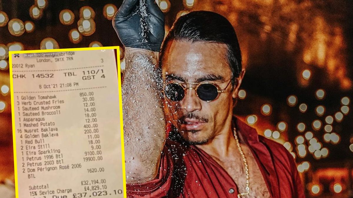 Nusret Gökçe znany lepiej jako Salt Bae. 