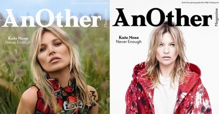 Cztery okładki tego samego magazynu z Kate Moss!