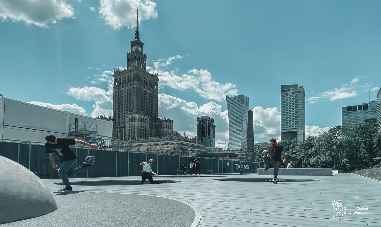 Taras PSW już otwarty! W samym centrum miasta powstał Skwer Sportów Miejskich