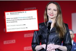 Nowa minister przeprasza. Wpis zniknął, ale internauci wyłapali