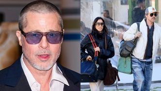 Brad Pitt z młodszą o 29 lat Ines de Ramon zawitali do Grecji. Miłość kwitnie? (FOTO)