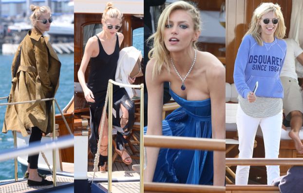 Anja Rubik bawi się na jachcie w Cannes! (ZDJĘCIA)