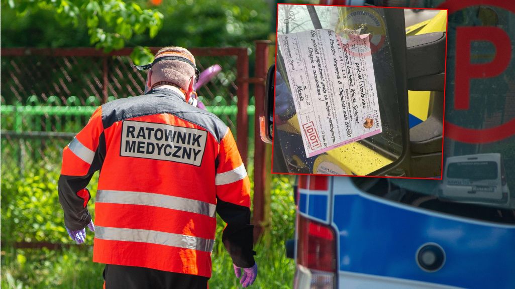 Skandaliczne zachowanie pieszego w Łodzi