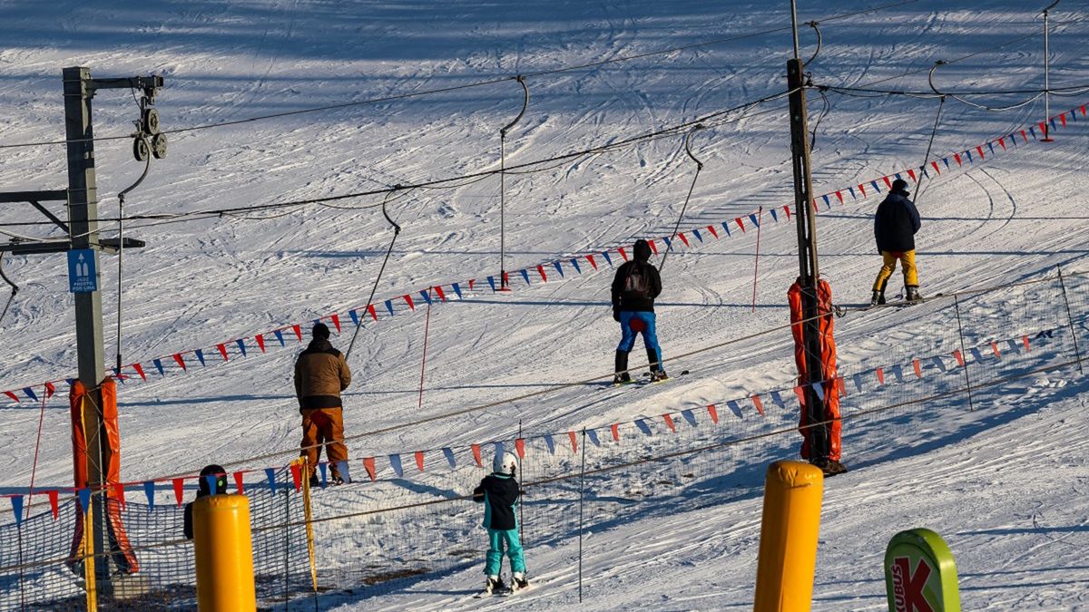 Polish Families Go SkiingNurPhotolesser poland, february 20, tatra, polish ski resorts, dominika zarzycka, recreational activity, winter tourism, ski tracks, learn, nurphoto, outdoor activities, family sport, family activities, mountains, tourists, activity, malopolska, rabka zdroj, colour image, popular, snowmaking, leisure, artificial snow, winter sports, tourist attraction, editorial, snow shortage