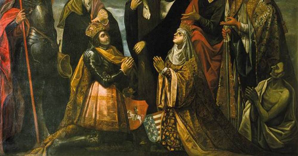Matka Elżbiety, Jadwiga Melsztyńska, w 1386 roku została chrzestną litewskiego księcia