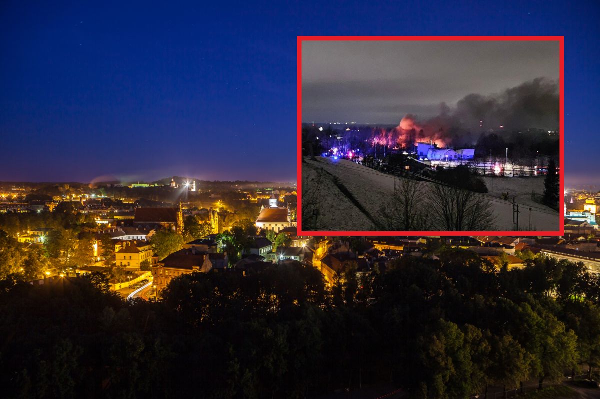 Transportflugzeug stürzt auf das Haus: Toter und Evakuierungen in Vilnius